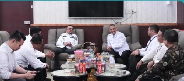 Bupati Labusel Terima Silaturahmi Dirut Bank Sumut, Perkuat Sinergi Pembangunan Daerah