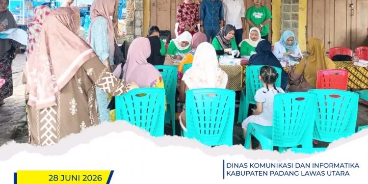 Pemkec Hulu Sihspas Bersama Puskesmas Hulu Sihapas Gelar Pemeriksaan Kesehatan dan Berobat Gratis
