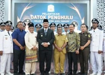 Bupati Aceh Tamiang Lantik Dan Mengambil Sumpah 35 Datok Penghulu Terpilih