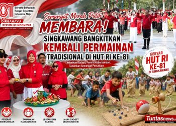 “Semangat Merah Putih Membara! Singkawang Bangkitkan Kembali Permainan Tradisional di HUT RI ke-81”