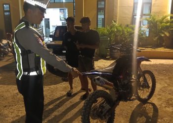 Jajaran Polres Aceh Tamiang Lakukan Razia, Jaring 11 Motor Berknalpot Tidak Sesuai Spesifikasi