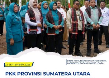 Bupati Paluta Diwakili Asisten II Bidang Perekonomian.dan.Pembangunan Hadiri Gerakan Tanam Cabai Merah di Desa Paran Gadung