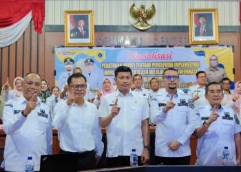 Bupati Labusel Launching SIPD dan SIJOGI, Dorong Efisiensi dan Transformasi Digital Pemerintahan