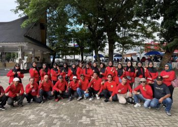 Cerita Siantar Dulu (CSD) Gelar Jalan Sehat, Senam Haornas, dan Touring Sepeda Motor ke Pemandian Kali Wetan