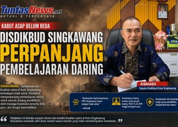 Kabut Asap Belum Reda, Disdikbud Singkawang Perpanjang Pembelajaran Daring