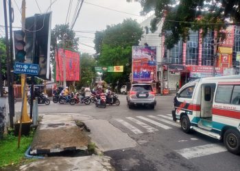 Traffic light Beberapa Titik Persimpangan Kota Pematangsiantar Lumpuh, Kabel Tembaganya di babat Maling