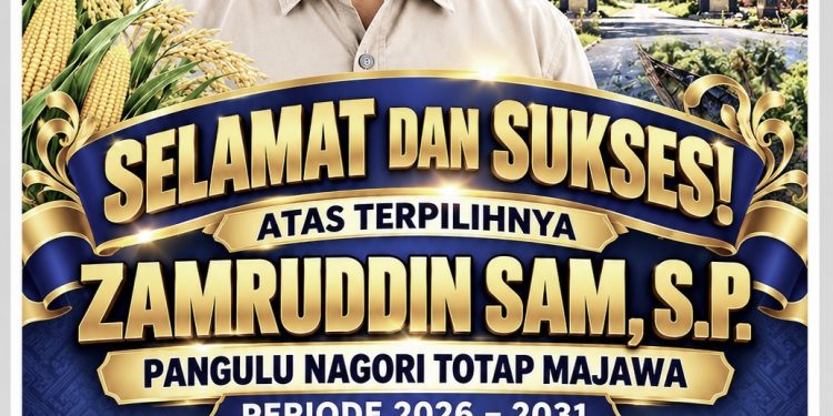 Zamruddin Sam, S.P. Menangkan Pemilihan Pangulu Antarwaktu Nagori Totap Majawa Periode 2026–2031
