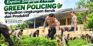 Kapolres Bengkayang Pimpin Green Policing, Wujudkan Lingkungan Bersih dan Produktif