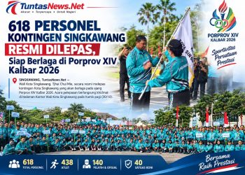 618 Personel Kontingen Singkawang Resmi Dilepas, Siap Berlaga di Porprov XIV Kalbar 2026