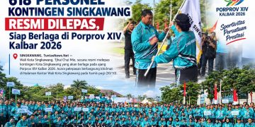 618 Personel Kontingen Singkawang Resmi Dilepas, Siap Berlaga di Porprov XIV Kalbar 2026