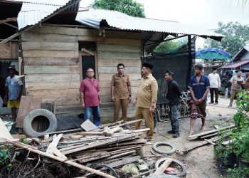 Pemkab Aceh Tamiang Salurkan Bantuan Akibat  Satu Rumah WargaTertimpa Pohon Sawit Dan Merenggut Nyawa Seorang Balita