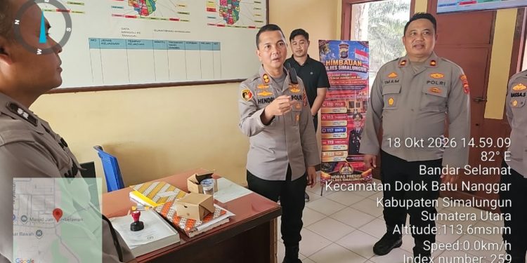 Cek Pelayanan SPKT Polsek Dolok Batu Nanggar, Kapolres Simalungun Tegaskan Layanan Cepat, Humanis, dan Tidak Dipersulit
