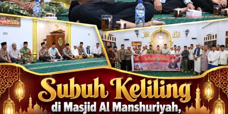 Subuh Keliling di Masjid Al Manshuriyah, Kapolres Simalungun Serap Aspirasi Warga dan Ajak “Saring Sebelum Sharing”