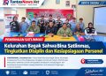 Kelurahan Bagak Sahwa Bina Satlinmas, Tingkatkan Disiplin dan Kesiapsiagaan Personel