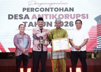 Kampung Tanjung Mancang Salah Satu Desa Raih Penghargaan Percontohan Desa Antikorupsi 2026