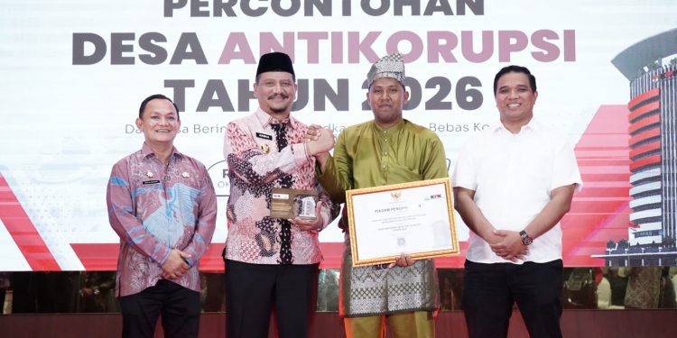Kampung Tanjung Mancang Salah Satu Desa Raih Penghargaan Percontohan Desa Antikorupsi 2026