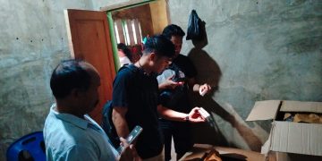 Tindak Lanjuti Pemberitaan, Polsek Bandar Huluan Cek Dugaan Rokok Tanpa Pita Cukai di Pematang Kerasaan Rejo