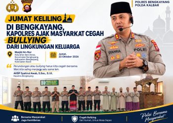 Jumat Keliling di Bengkayang, Kapolres Ajak Masyarakat Cegah Bullying dari Lingkungan Keluarga