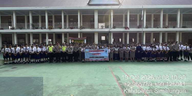 Police Goes to School, Kapolsek Silou Kahean Edukasi Pelajar Bahaya Narkoba, Bullying hingga Balap Liar