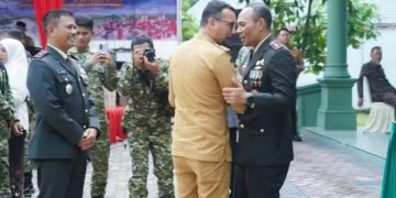 Bupati Labusel Hadiri HUT ke-81 TNI di Makodim 0209/Labuhanbatu