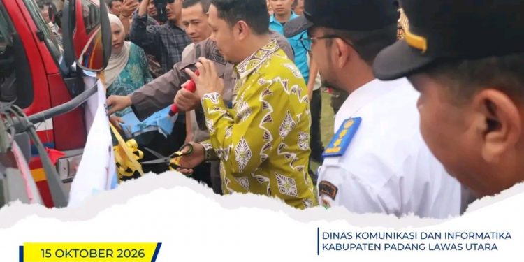 Pemkab Paluta Secara Resmi Terima Enam Unit Armada Bus Perintis Sekolah Gratis Bantuan Pemprovsu