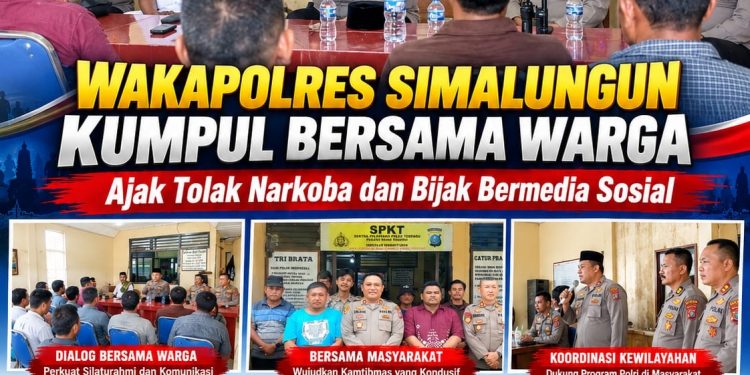 Sejalan Komitmen Kapolri Berantas Narkoba, Polres Simalungun Gelar Deklarasi “Polisi Bersama Masyarakat Menolak Narkoba”