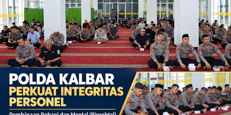 Polda Kalbar Perkuat Integritas dan Karakter Personel Melalui Pembinaan Rohani dan Mental