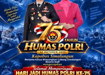 Hari Jadi Humas Polri ke-75, Kapolres Simalungun dan Ketua Bhayangkari Ucapkan Selamat: “Polisi Bersama Masyarakat, Menjaga Reputasi Polri”