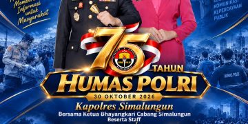 Hari Jadi Humas Polri ke-75, Kapolres Simalungun dan Ketua Bhayangkari Ucapkan Selamat: “Polisi Bersama Masyarakat, Menjaga Reputasi Polri”