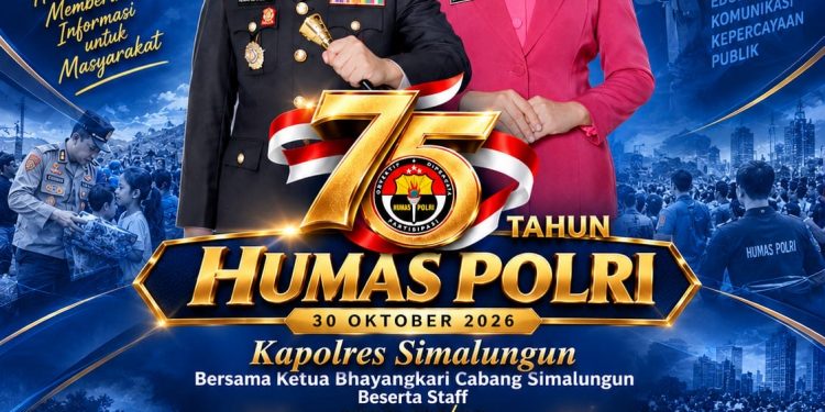 Hari Jadi Humas Polri ke-75, Kapolres Simalungun dan Ketua Bhayangkari Ucapkan Selamat: “Polisi Bersama Masyarakat, Menjaga Reputasi Polri”