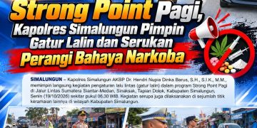 Kapolres Simalungun Turun Langsung Atur Lalu Lintas di Jalinsum Siantar-Medan, Ingatkan Pelajar dan Warga Jauhi Narkoba